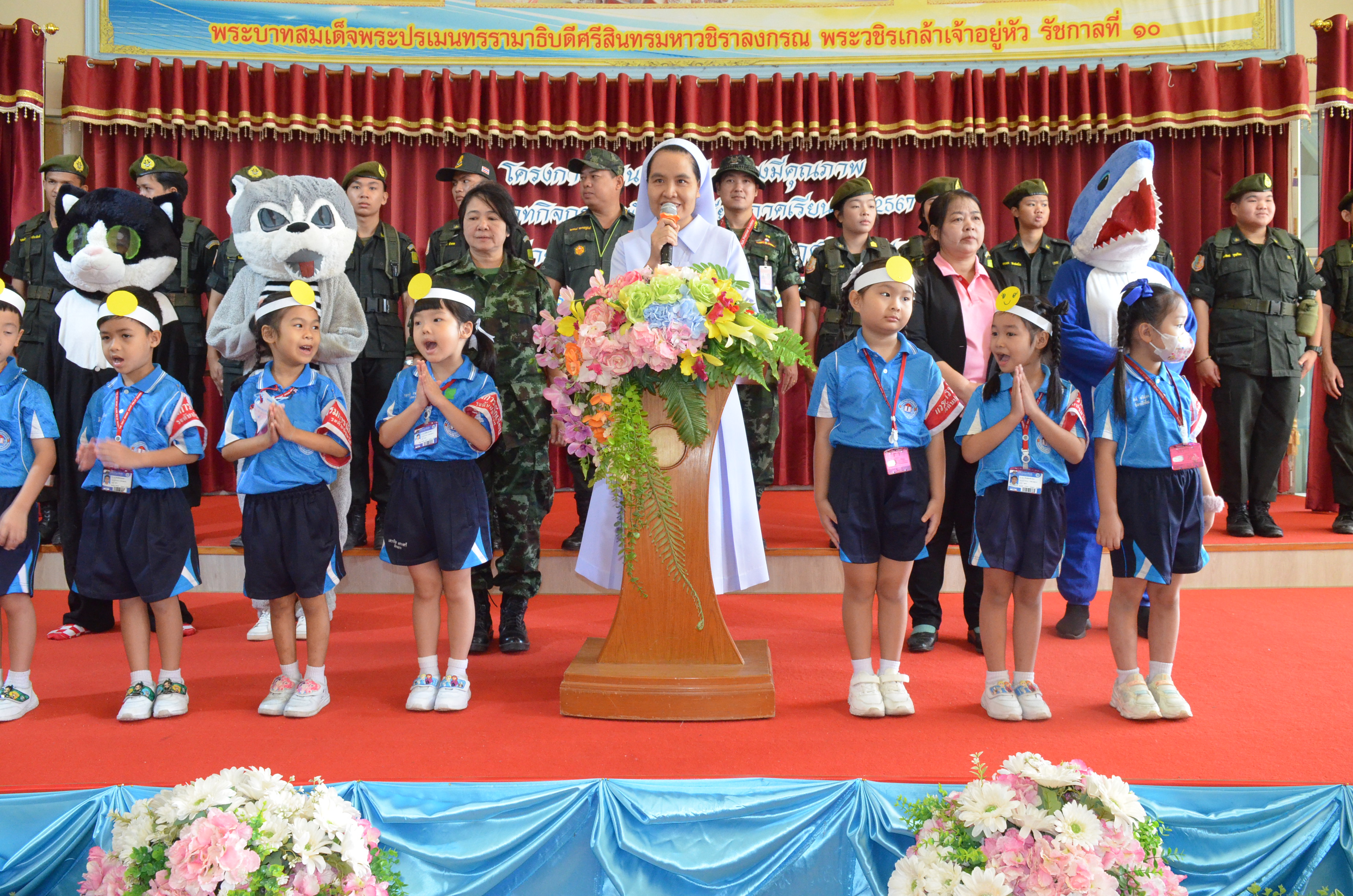 กิจกรรมค่ายคุณธรรม โครงการเรียนฟรี 15 (แผนกปฐมวัย)